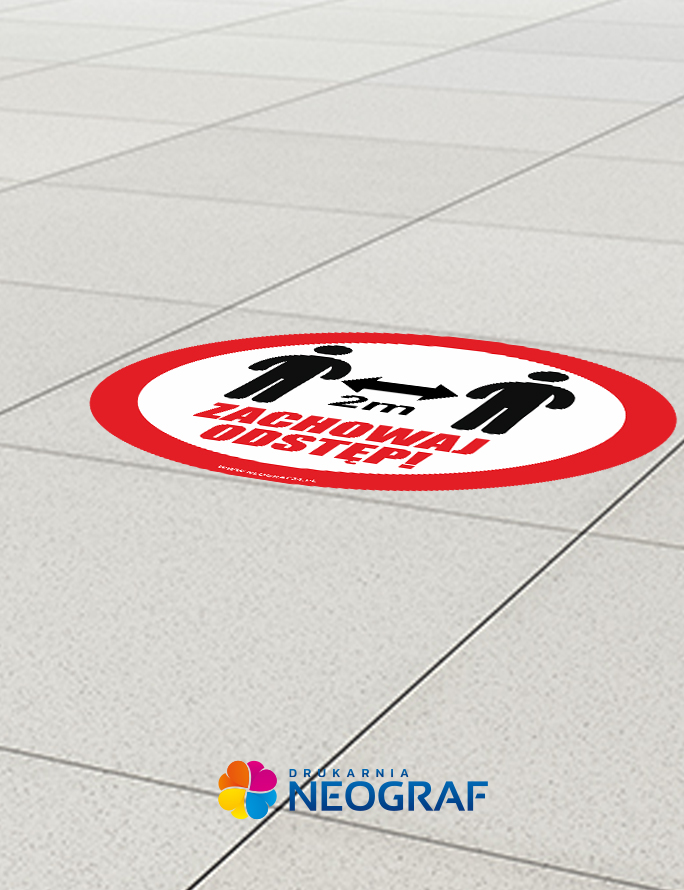 naklejka informacyjna