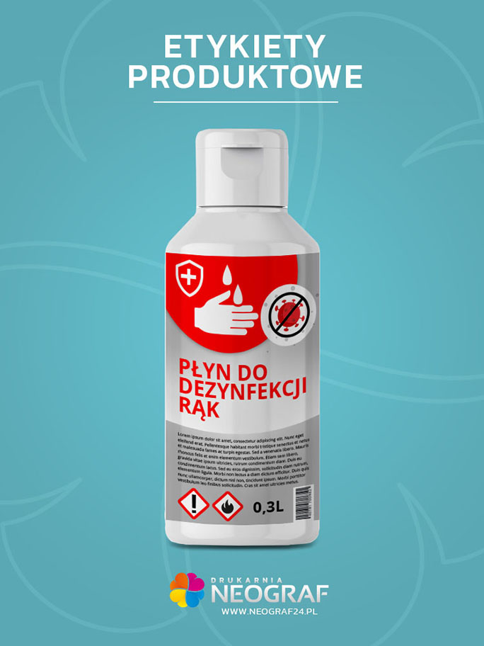 etykiety środki higieniczne