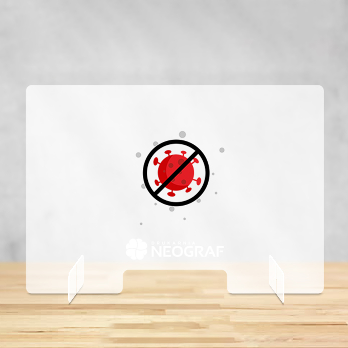 ekran ochronny plexi stojący