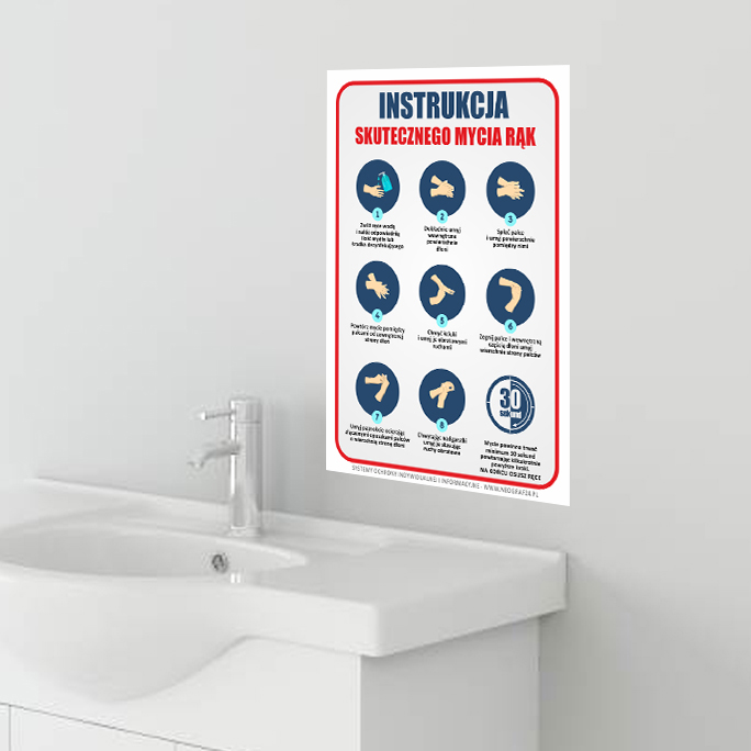 instrukcja skutecznego mycia rak